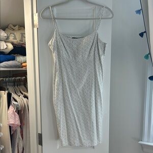 Brandy Melville White Floral Dress